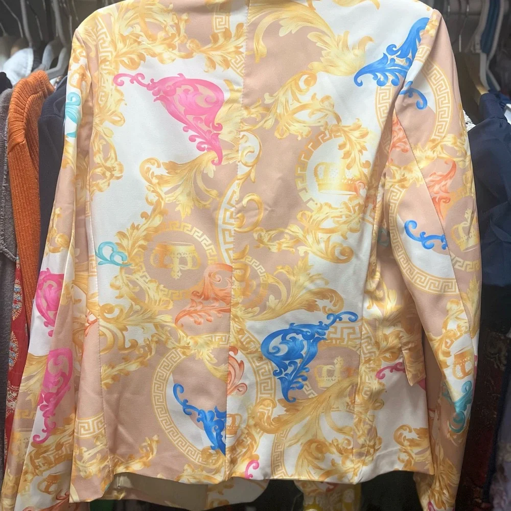 NWOT Vibrant Blazer - Picture 4 of 4